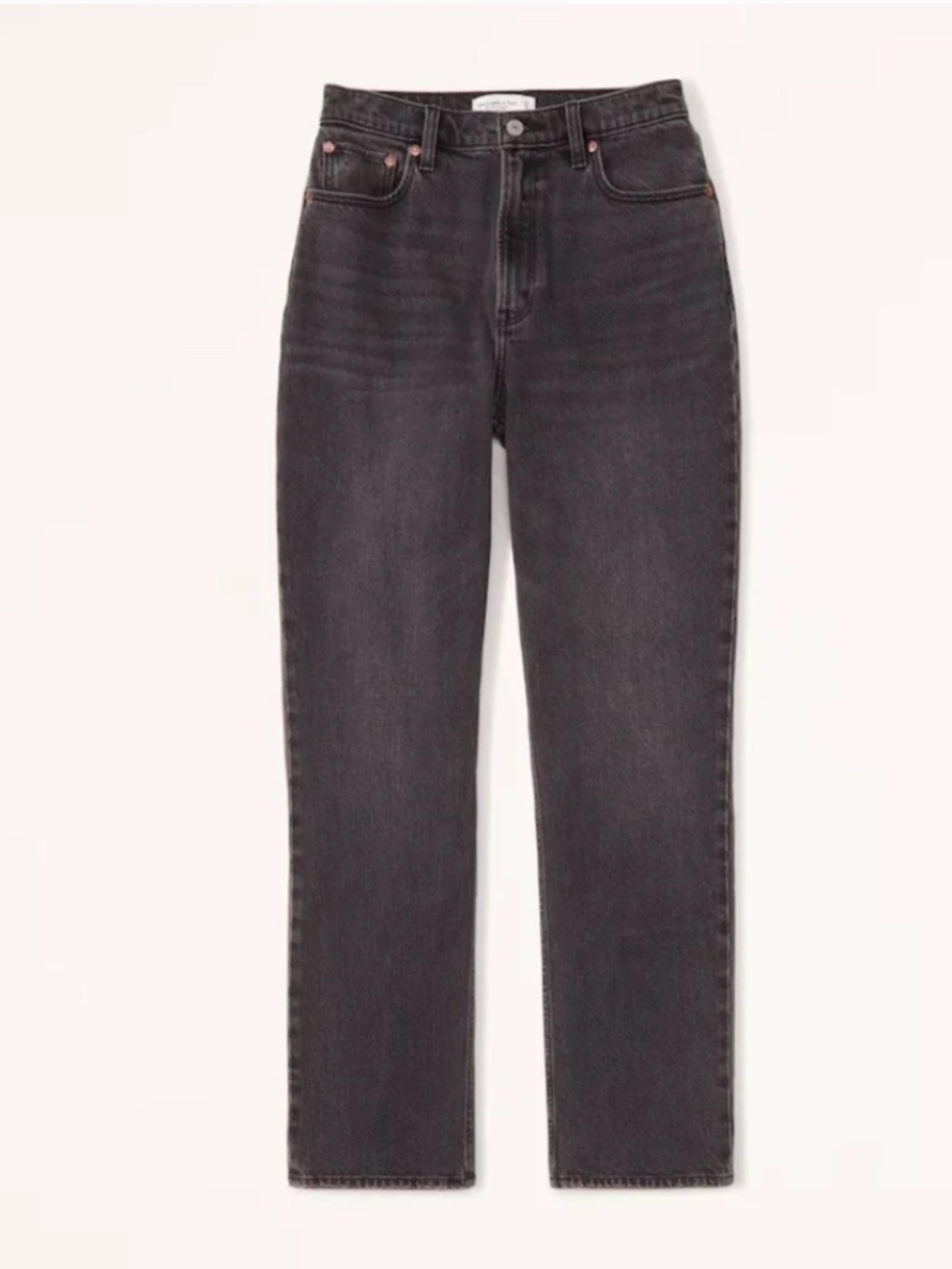 NWT Abercrombie and Fitch Curve Love The 90s Straight Ultra High Rise NEW 34 Lo